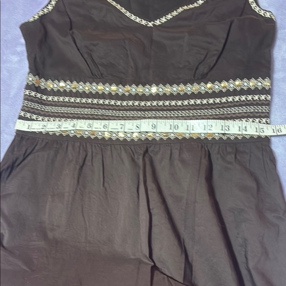 LOFT Black Sleeveless V-Neck Sundress - Picture 6 of 10